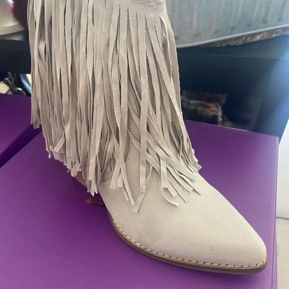 Women’s Fringe Western Boho  Boot - Picture 2 of 2